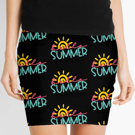 Hello Summer Sailing Women's Mini Skirts