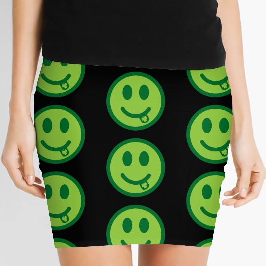 Irish Funny Face Women's Mini Skirts