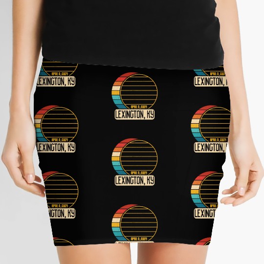 Total Solar Eclipse Kentucky Lexington EclipseLexi Women's Mini Skirts