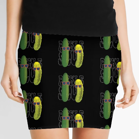 Pickle Slut Pickle Slut Who Loves Pickles Women's Mini Skirts