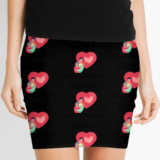Happy Grandparents Day Women's Mini Skirts