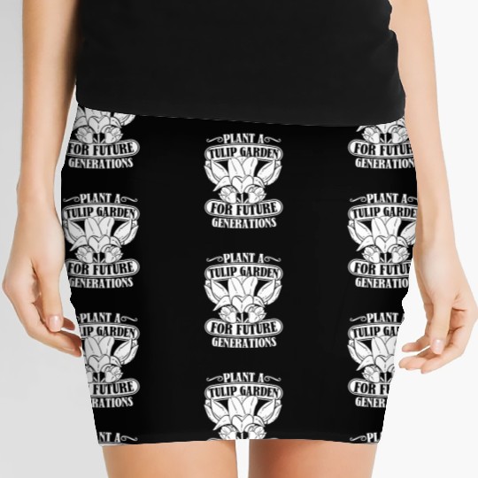 Tulip Gardening Tulips Women's Mini Skirts