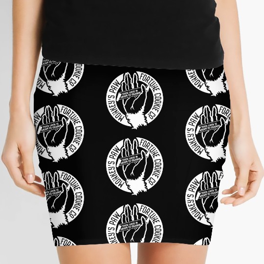 Monkey s Paw Fortune Cookie Company Women's Mini Skirts