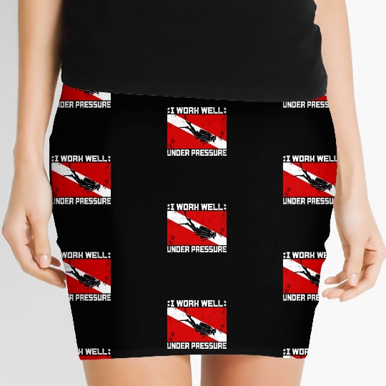 Dive Master Rescue Diver Scuba Diving Instructor Women's Mini Skirts