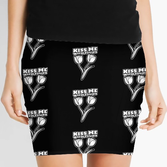 Tulip Gardening Tulips Women's Mini Skirts