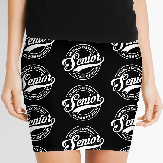 Graduating 2021 Senior Class Back To School Social Women's Mini Skirts