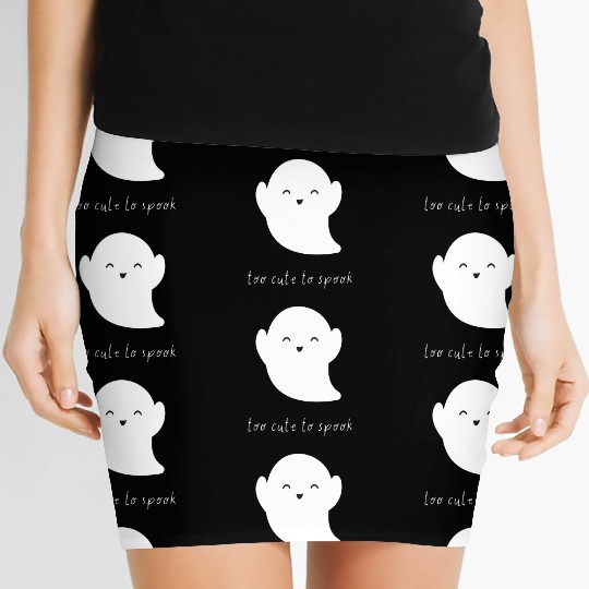 Cute NICU Halloween | Too cute to spook design Women's Mini Skirts