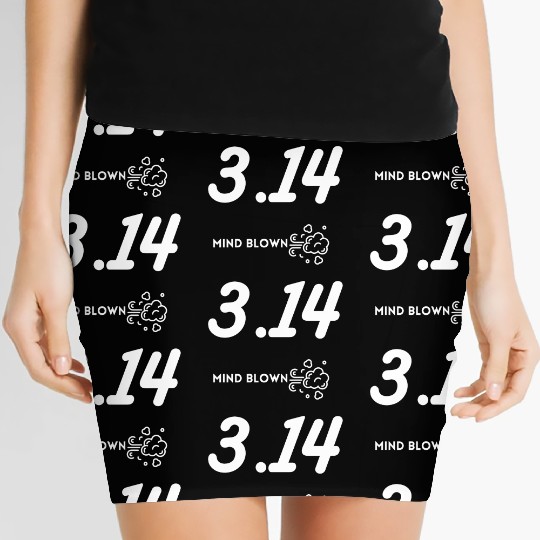 Funny Math Math Teacher Gift Pi Day Women's Mini Skirts