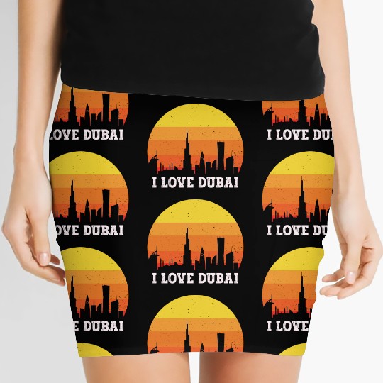 I love Dubai Women's Mini Skirts