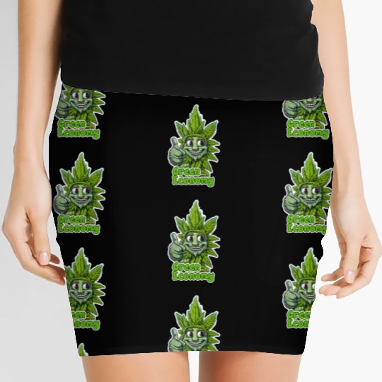 Green Economy Women's Mini Skirts