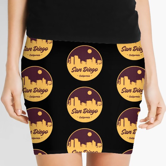 San Diego Skyline Women's Mini Skirts