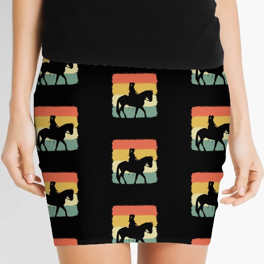 Equestrian Horse Rider Women's Mini Skirts