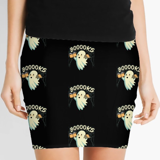 Ghost With Books Booooks Women's Mini Skirts