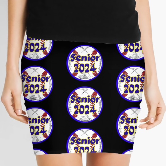 Baseball Senior Class of 2024 Women's Mini Skirts