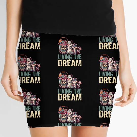 Living The Dream - Cute Anime Kawaii Japanese Love Women's Mini Skirts