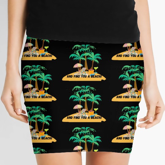 "When life gives you lemons, make a margarita Women's Mini Skirts