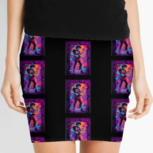 Guitar Musician Women's Mini Skirts