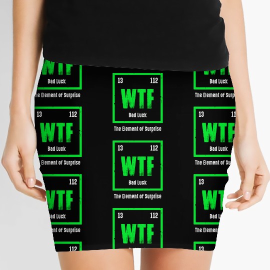 Wtf The Element Of Surprise Women's Mini Skirts