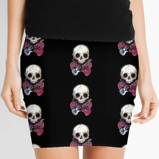 Death Song Women's Mini Skirts