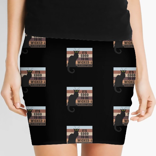 ITS GOOD TO BE WICKED 4 HALLOWEEN Women's Mini Skirts