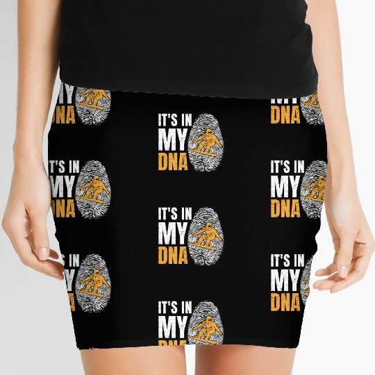 Snowboarding It's in my DNA Snowboard Freestyle Women's Mini Skirts