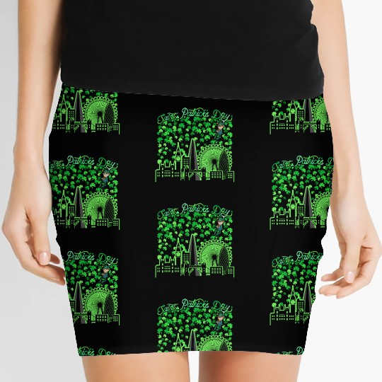 Saint Patrick's Day London United Kingdom Women's Mini Skirts