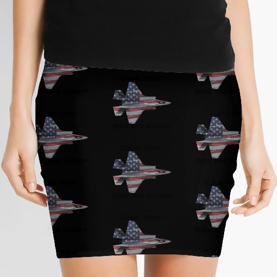Can you see me now F-35 Women's Mini Skirts