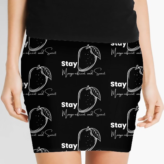 Stay Mango Nificent And Sweet Women's Mini Skirts