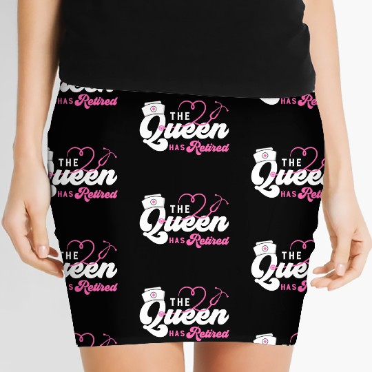 The Queen Retired nurse Women's Mini Skirts