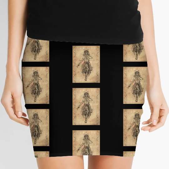The Magician tarot card Women's Mini Skirts