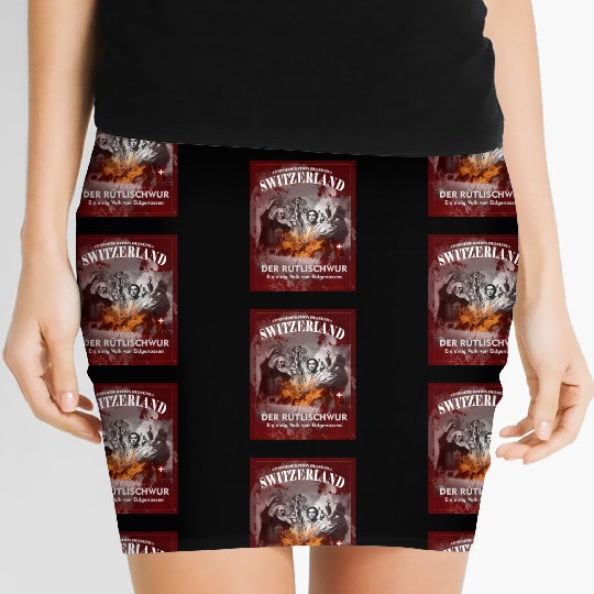 Switzerland Women's Mini Skirts - Rütli sworn - print yourself