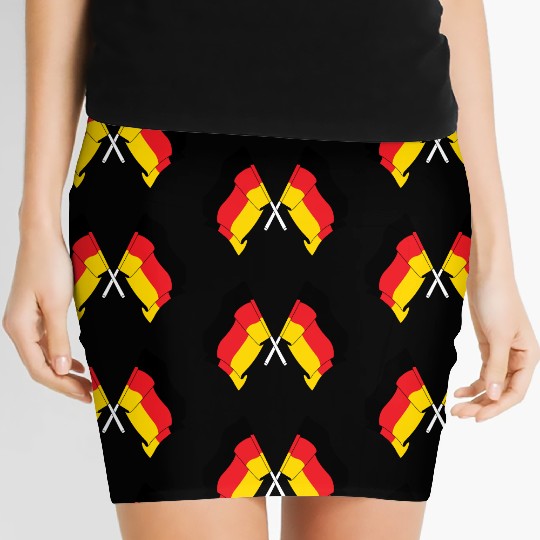 Two flags Germany Women's Mini Skirts
