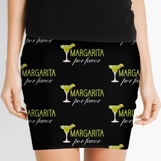 Margarita Por Favor Mexico Siesta Festivals Women's Mini Skirts