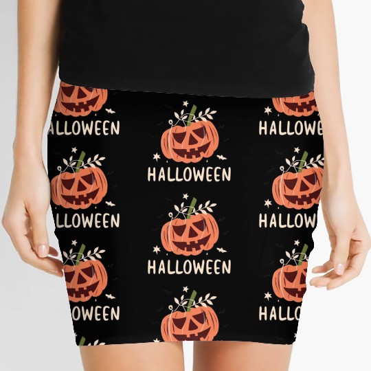 HAPPY HALLOWEEN2024 Women's Mini Skirts