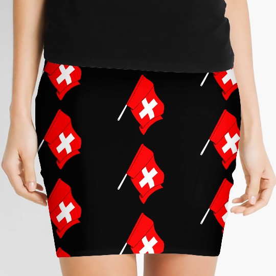 Flag of Switzerland, Women's Mini Skirts