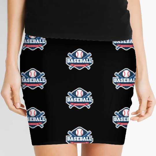Baseball championship Women's Mini Skirts
