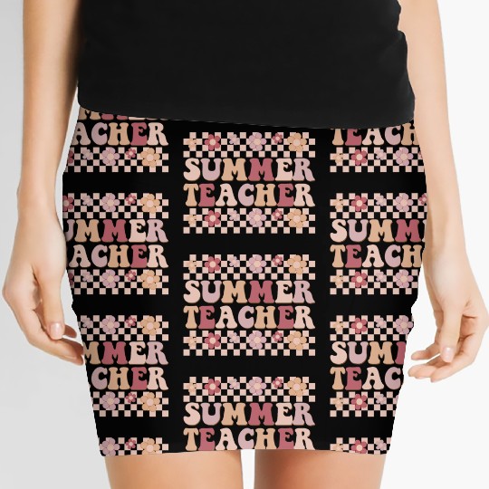 Summer teacher Women's Mini Skirts