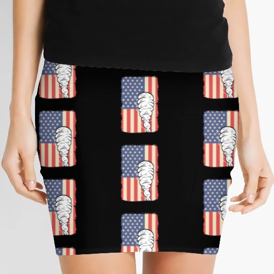Storm Chasing USA Videographer Gift Women's Mini Skirts