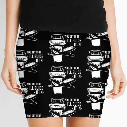 I'll Guide it Air Traffic Professionals Gift Women's Mini Skirts