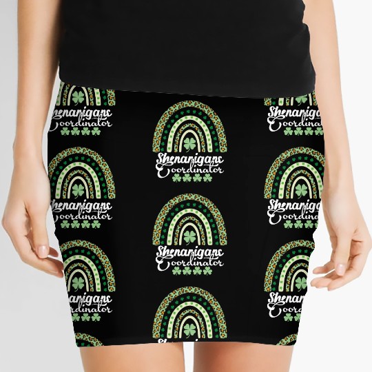 Shenanigans Coordinator Teacher Rainbow Women's Mini Skirts
