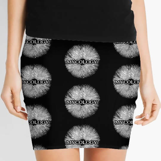 Mycology - The science of fungi (white) Women's Mini Skirts