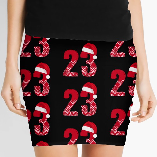 Nr. 23 Christmas Anniversary - Number Twenty Three Women's Mini Skirts