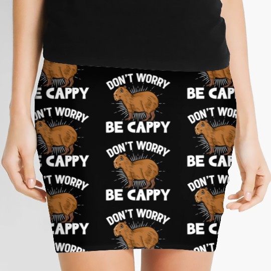 Funny Capybara Women's Mini Skirts