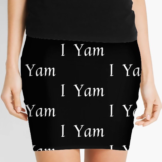 I Yam She's My Sweet Potato Set Couples Thanksgivi Women's Mini Skirts