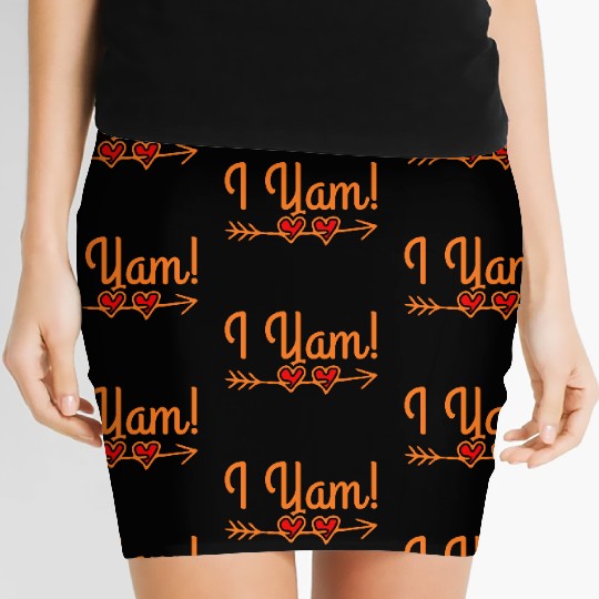 She's My Sweet Potato I Yam Thanksgiving Women's Mini Skirts