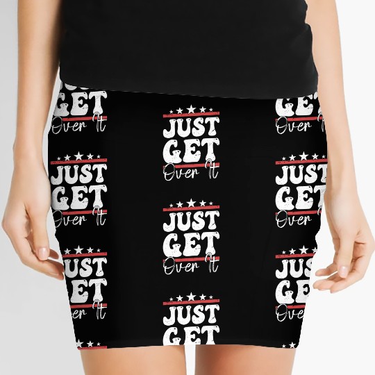 Just Get Over It Riding Girl Horseback Women's Mini Skirts