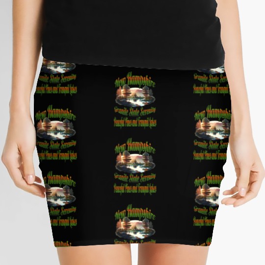 New Hampshire Granite State Serenity Women's Mini Skirts