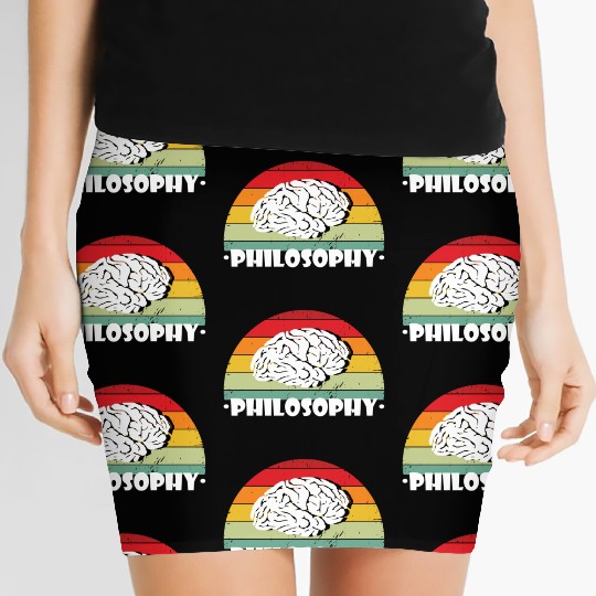 Philosophy Use Your Brain Women's Mini Skirts