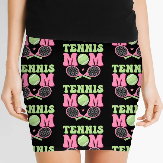 Tennis Mom Player Racket Sport Women's Mini Skirts