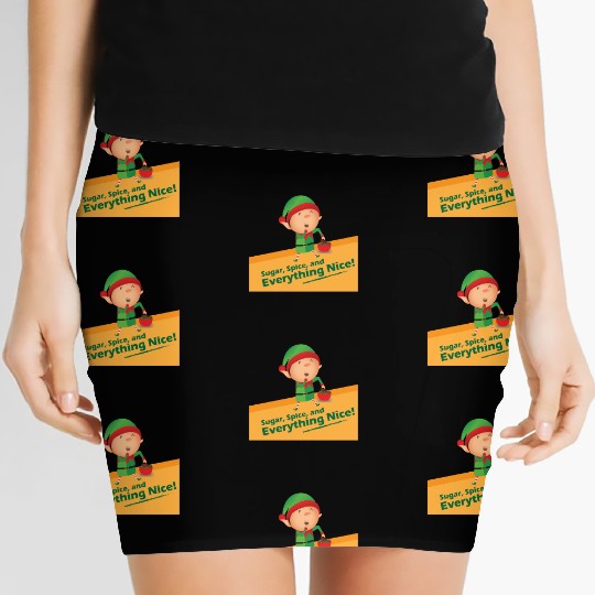 Elf Diet - Christmas Women's Mini Skirts